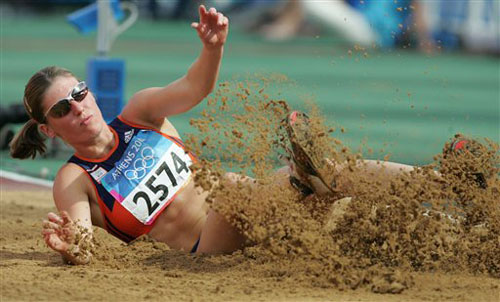 图文-女子田径七项全能跳远预赛 荷兰选手卡瑞