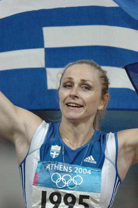 图文-女子标枪决赛 希腊世锦赛冠军曼加尼获铜