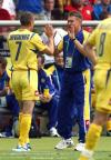 图文-[世界杯]乌克兰1-0突尼斯舍甫琴科与主帅庆祝