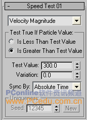 3DSMax7PFSource粒子攻略4:Test功能②(3)