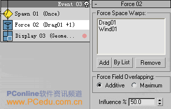 3DSMax7PFSource粒子攻略8:模拟飞溅水花(7)