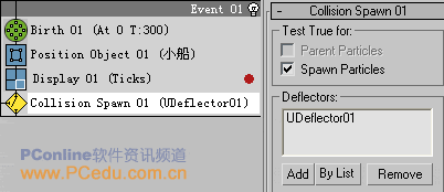 3DSMax7PFSource粒子攻略8:模拟飞溅水花(3)