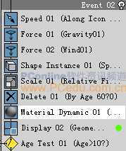 3DSMax7PFSource粒子攻略8:模拟飞溅水花(9)