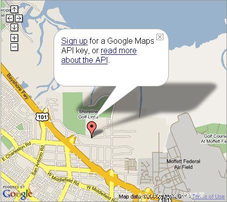 Google开放地图应用程序接口