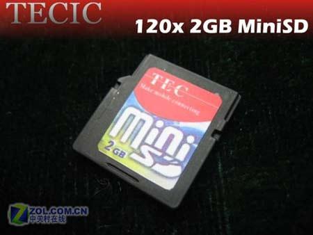 速度惊人2GB的miniSD卡1300元高价上市