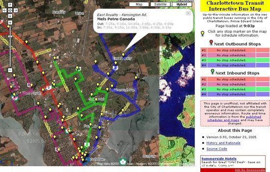 Google地图新增功能:本地公交线路图_软件