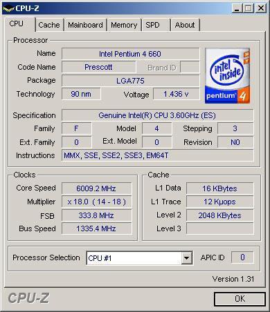 Ƶ洴Pentium4660³6GHz