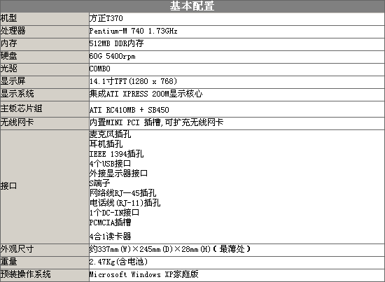 轻便宽屏方正颐和T370笔记本电脑评测(9)
