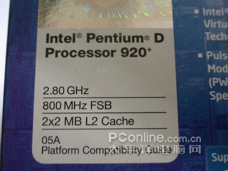 65+4MIntel˫D920