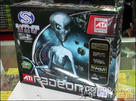 做工强悍蓝宝昔日王者X850XT显卡1699元