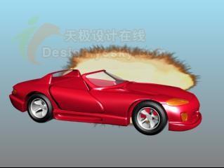 粒子系统与动画贴图制作轿车爆炸三维动画