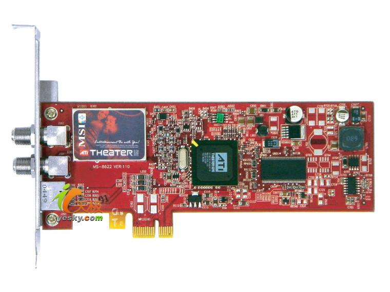 微星发售ATIPCIeMPEG-2硬压电视卡(图)