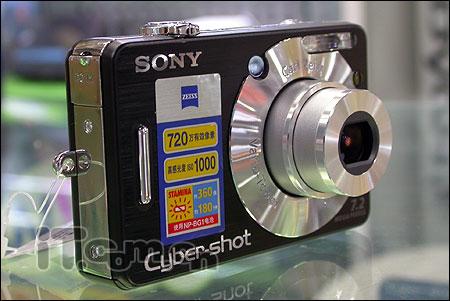 ISO1000索尼新款卡片相机W70到货