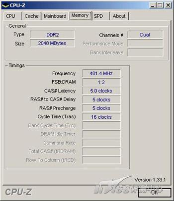 金泰克1GBDDR2800内存模组评测