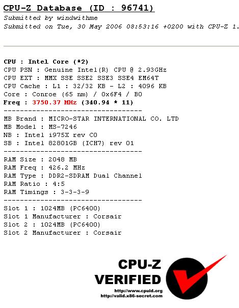 CPUConroeX6800