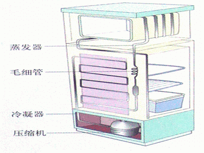 冰箱门用了什么原理_冰箱卡通图片