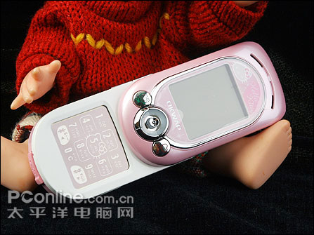 粉红可爱OKWAP特别版手机A236评测