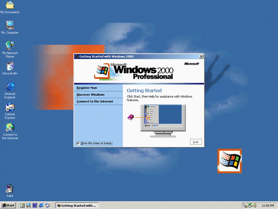 windows 2000 桌面