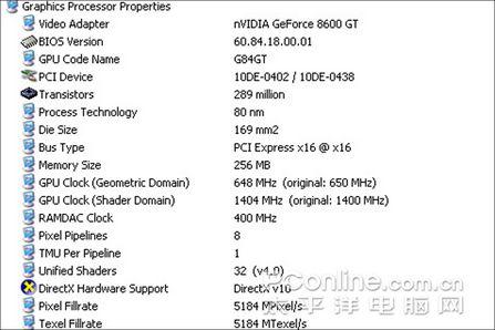 900/2400MHz?Ӱ8600GTEħӰ