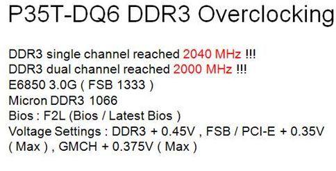 P35DDR3ڴ泬Ƶ2080Mhz