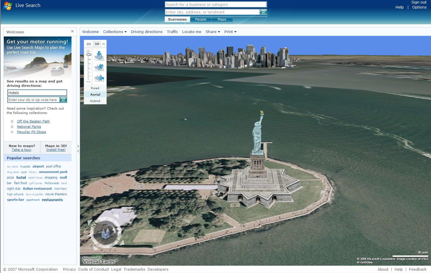 ΢Live Search Maps 3Dͼ 