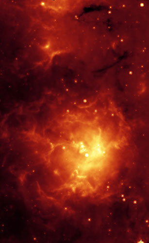 组图:太空望远镜拍摄的人马座星云_科学探索
