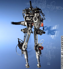 科学家研制出新型机器人走路像踩高跷(图)_科