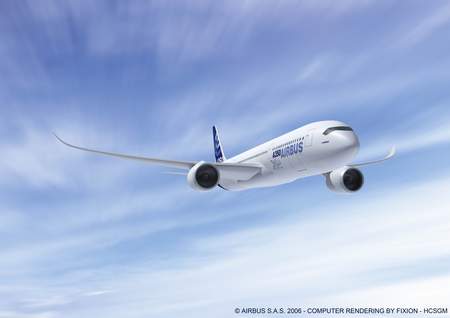 科技时代_空客全新A350超宽体飞机获首批20架确认订单