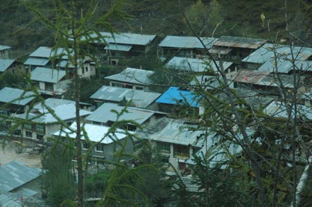 图文:亚东县藏民居住区