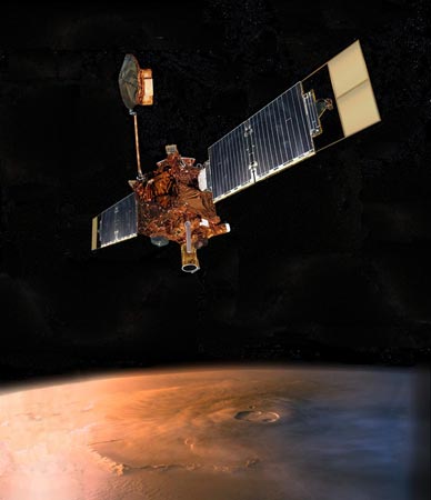 科技时代_美宇航局试图与火星环球勘测者飞船重建联络