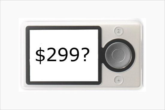 最新消息微软Zune30GB定价299美元
