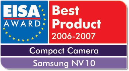 三星蓝调NV10获欧洲EISA协会最佳相机荣誉