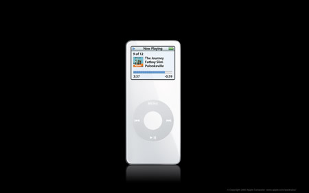 黑白两色绝杀最具iPod气质的MP3出炉