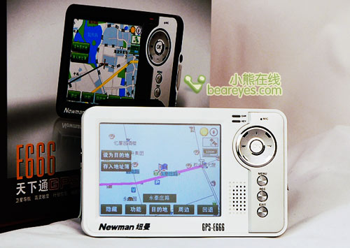 剑指高端1999元GPS导航纽曼E666评测