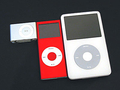 第二代ipod shuffle,第二代ipod nano和第五代ipod升级版