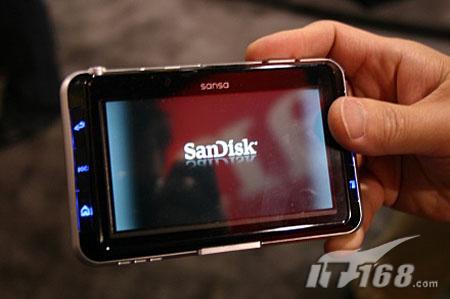 SanDisk三款新品播放器亮相CES2007