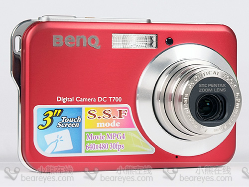 全球最小3寸触摸屏明基T700相机首测