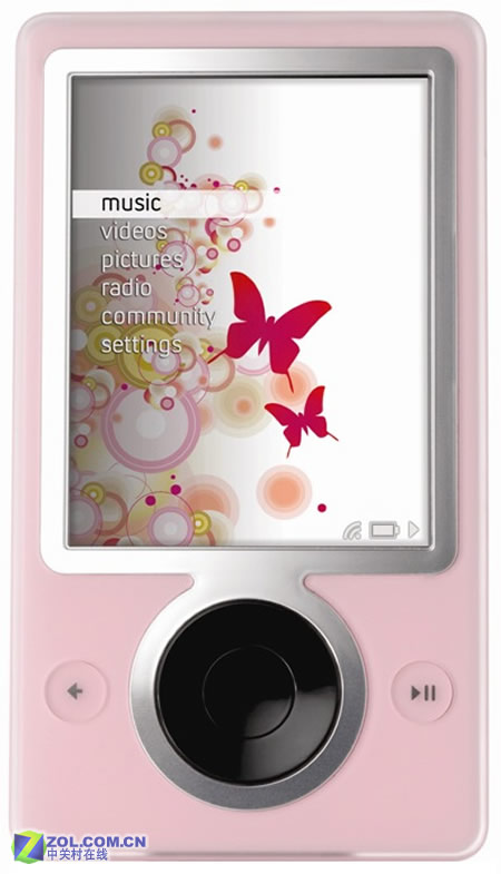 货真价实微软将发布10万台粉色Zune