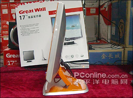 七色绚彩长城亮丽液晶显示器T178A卖1799