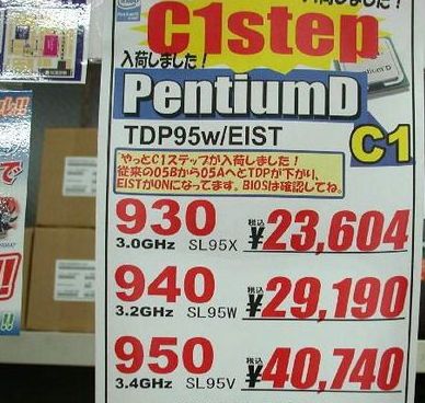 C1PentiumD950/930