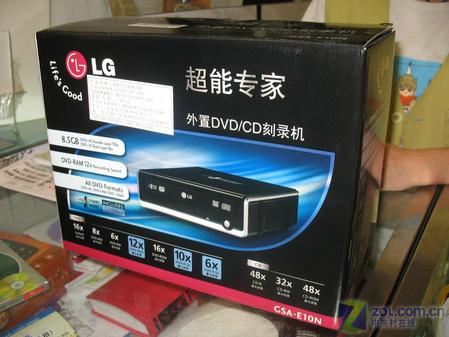 紧逼内置LG外置E10N全能DVD仅599元