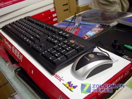 优派极速派对键鼠套装半价58元送键盘刷