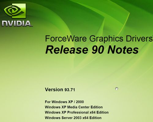 أForceware93.71WHQL