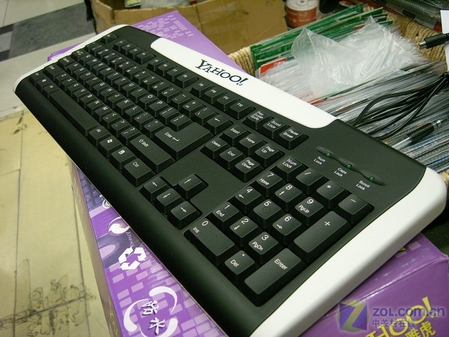 市场里惊现雅虎键盘鼠标套装售价仅65元