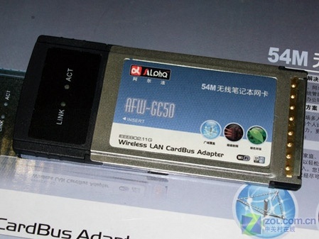 54M无线网卡进入微利时代GC50仅百元