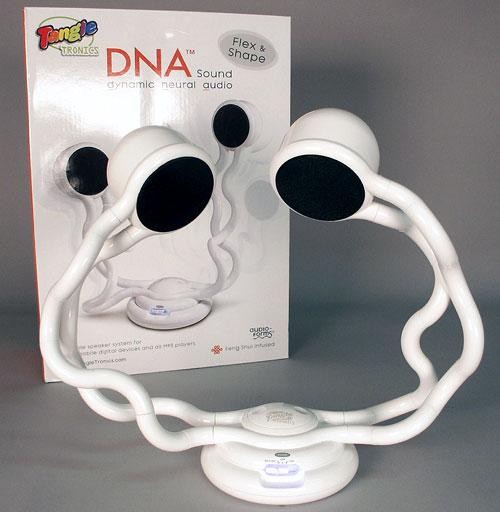 你想不到的设计!DNA螺旋结构音箱新品