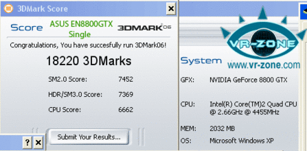 ASUSEN8800GTXٴ3DMark06¼¼