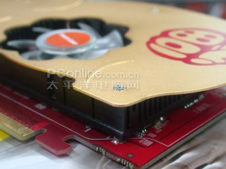显卡竟像猪?迪兰X1650PRO金猪版到货