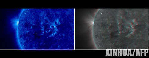 美宇航局首次公布太阳三维图像(组图)(2)