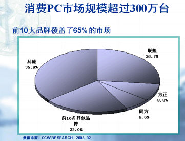 彻底调查:2002-03中国IT产业年度报告(多